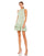 Cocktail Dresses Short Ruffle Hem Skater Dress Pistachio