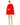 Cocktail Dresses Short Ruffle Cocktail Mini Cape Dress Red