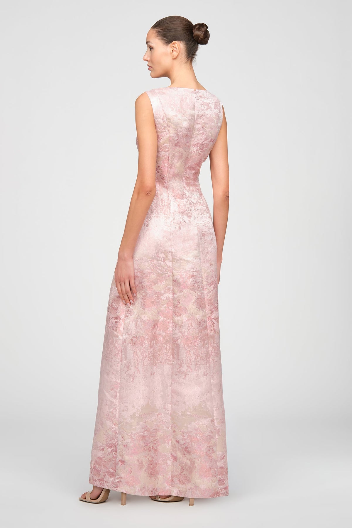 Metallic Jacquard Clark Jumpsuit Kay Unger 55411431