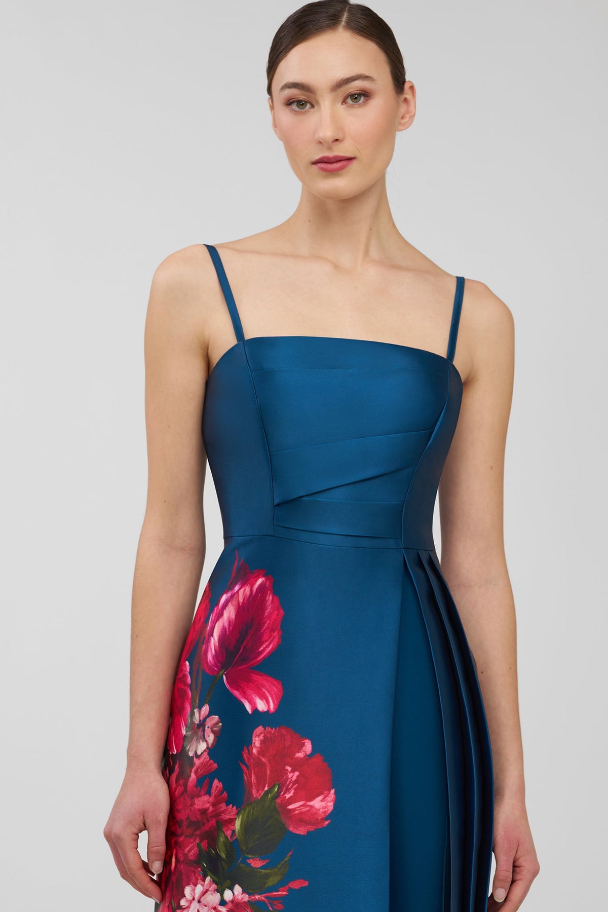 Aspen Walk Thru Jumpsuit in Blue Opal Multi — Kay Unger 55414598
