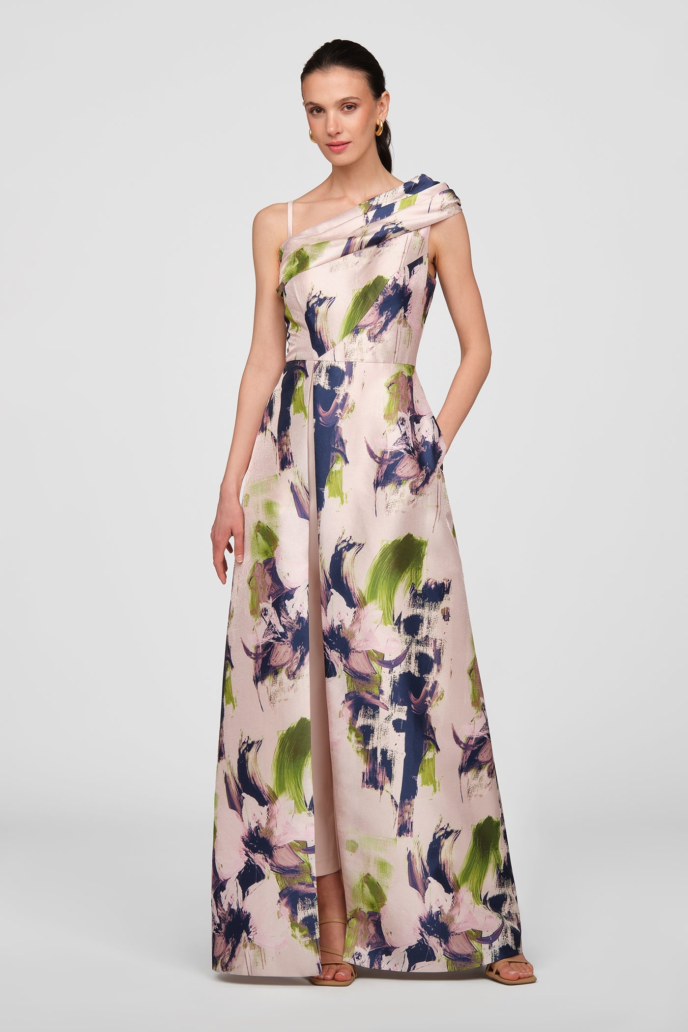 Whitely Walk Through Jumpsuit Kay Unger 55416180