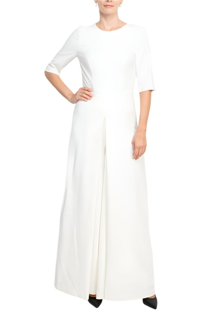 Kay Unger 5545780 Pleated Long Formal Jumpsuit