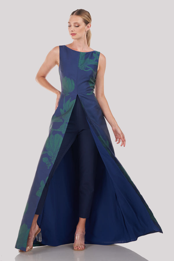 Floral Walk-Through Jumpsuit Kay Unger 5549262