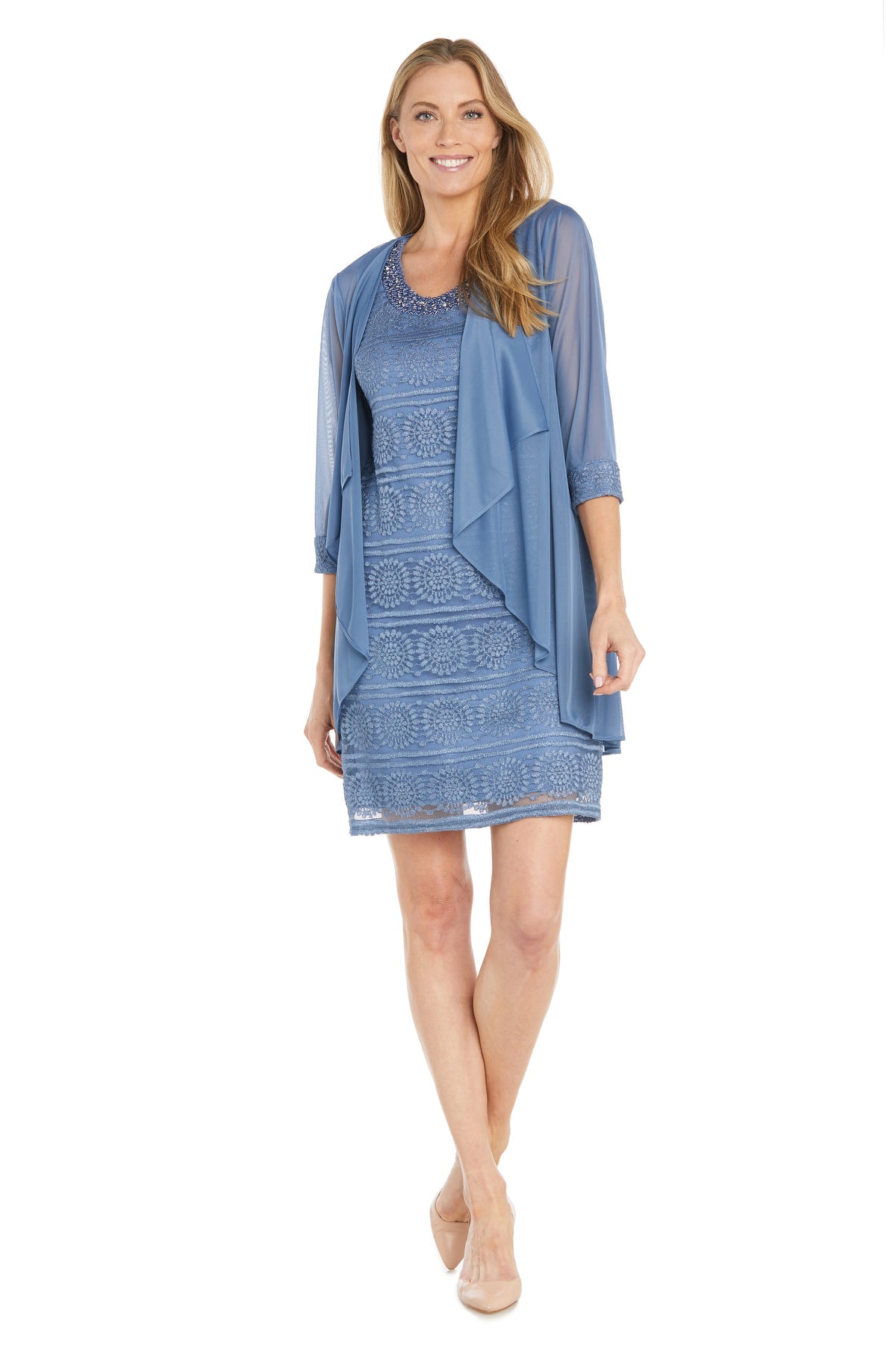 R&M Richards 5558 Short Mother Of The Bride Dress