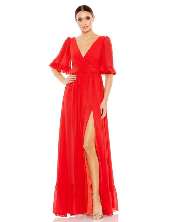 Long Formal Dress A Line Evening Mac Duggal 55867