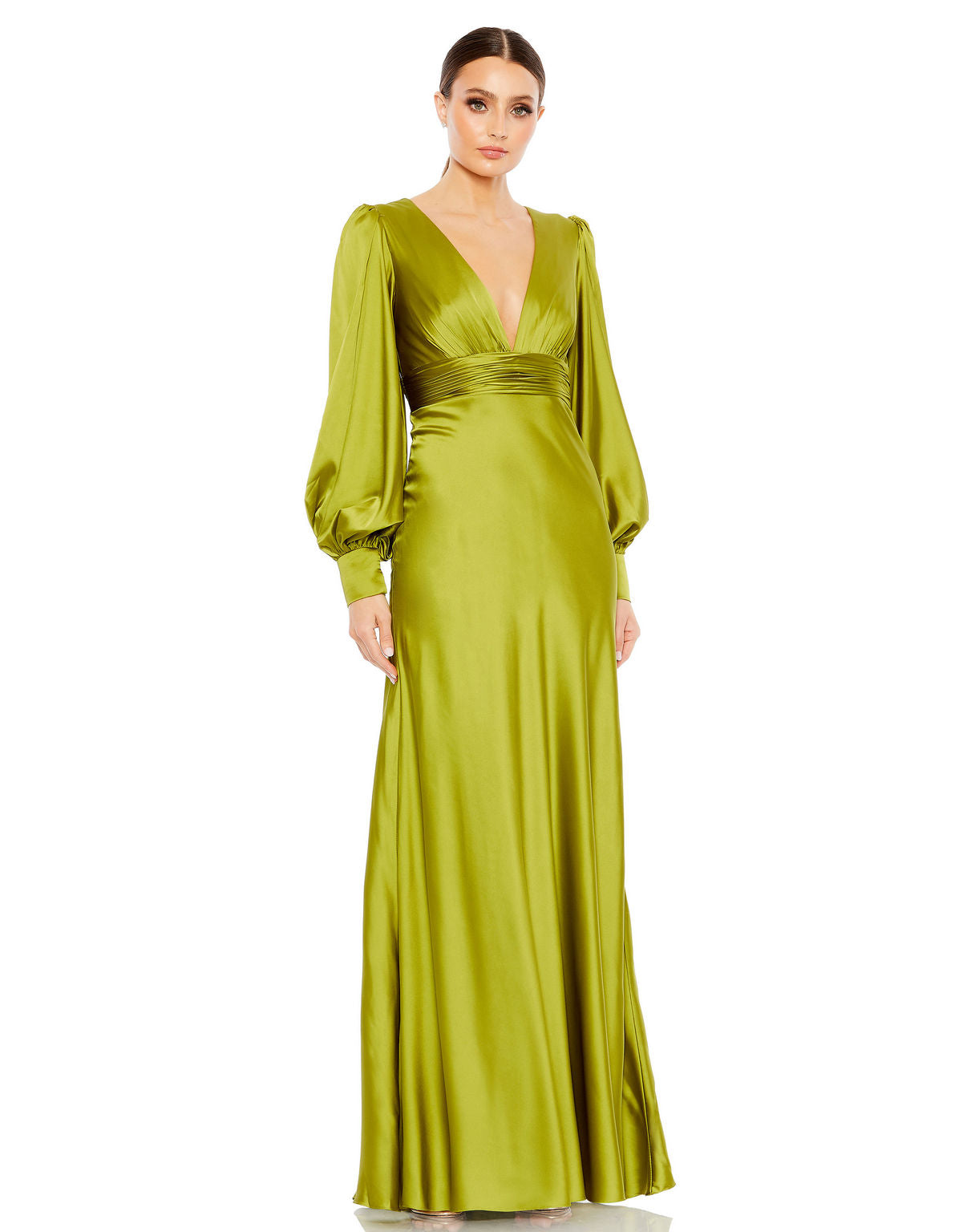 Mac Duggal 55952 Long Sleeve Formal Prom Dress