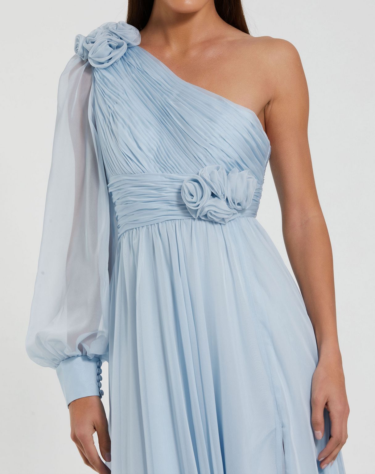 Prom Dresses Long Evening Slit Formal Prom Dress Powder Blue