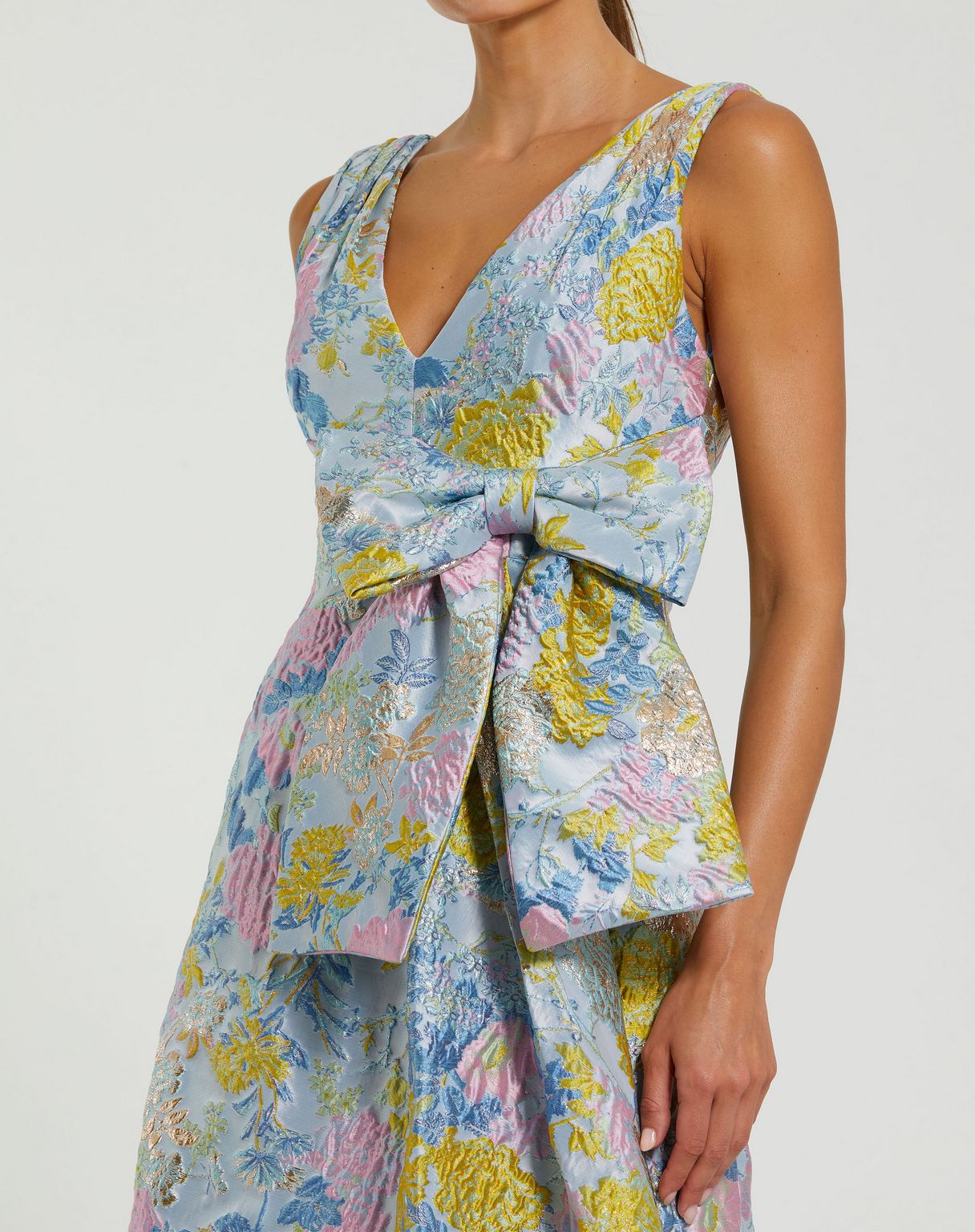 Mac Duggal 56104 Mini Short Floral Cocktail Dress