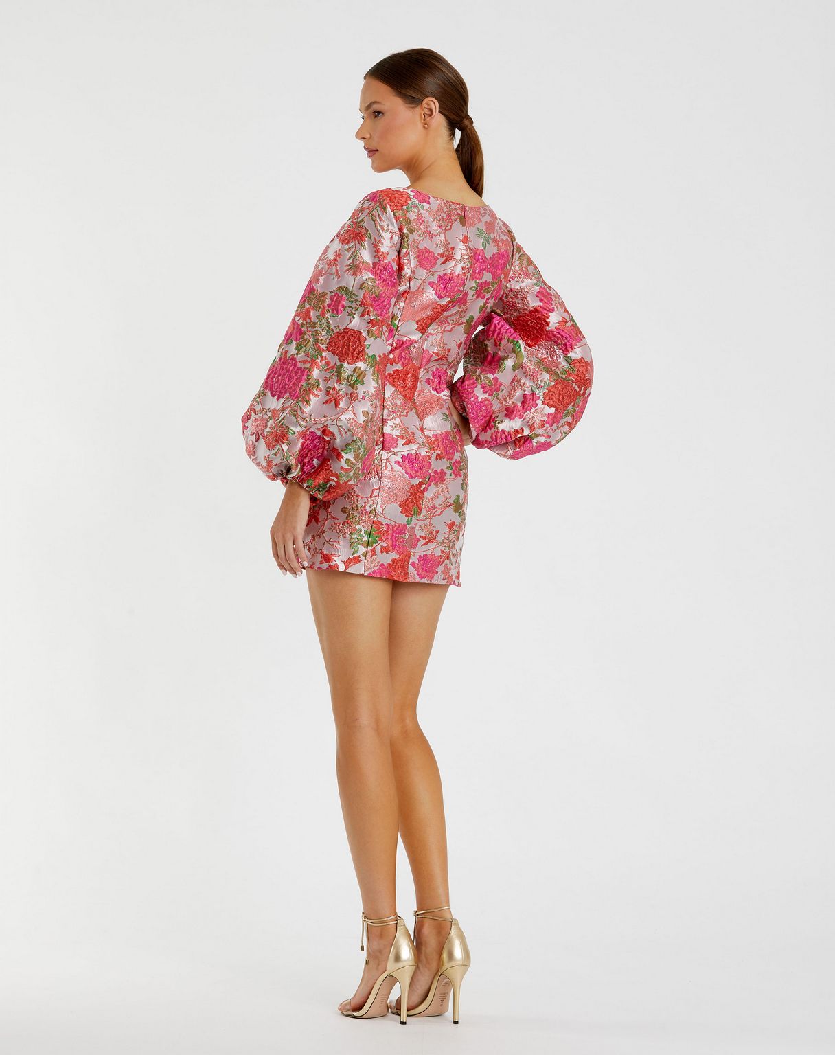 Mac Duggal 56106 Short Floral Cocktail Dress