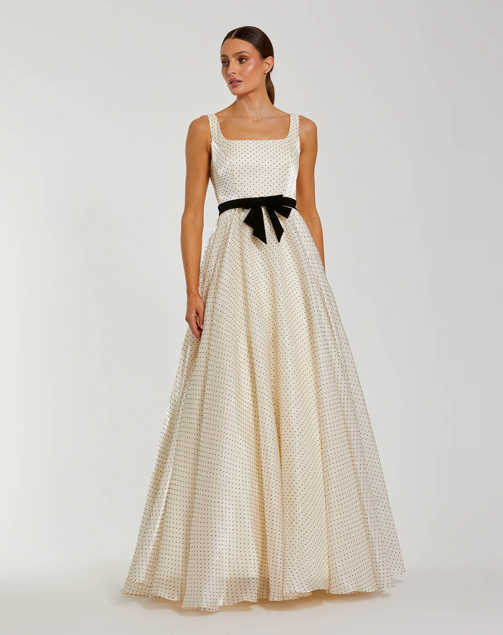 Formal Dresses Formal Evening Long A Line Dress Mac Duggal 56185 Ivory