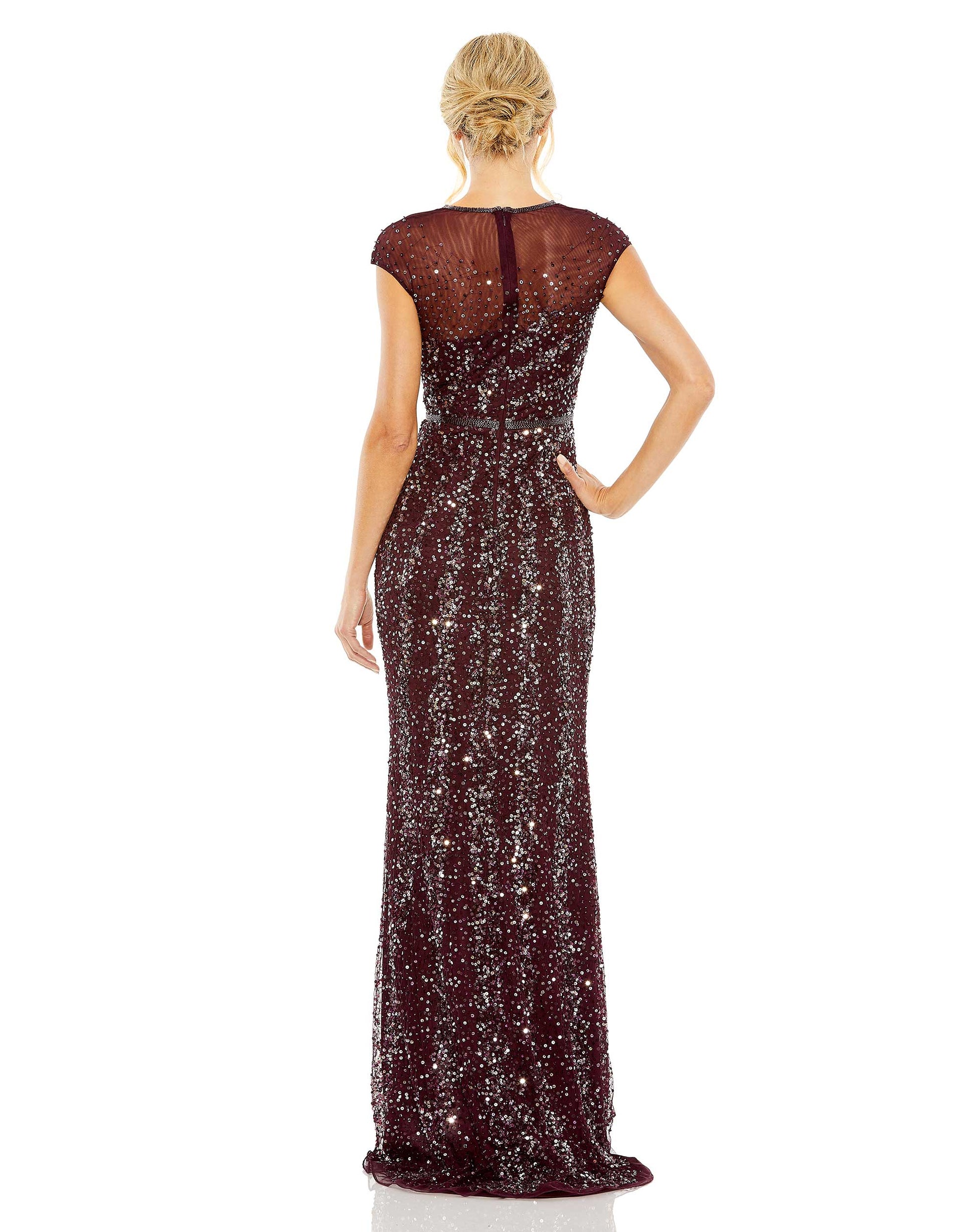 Mac Duggal 5619 Formal Prom Long Sequin Dress