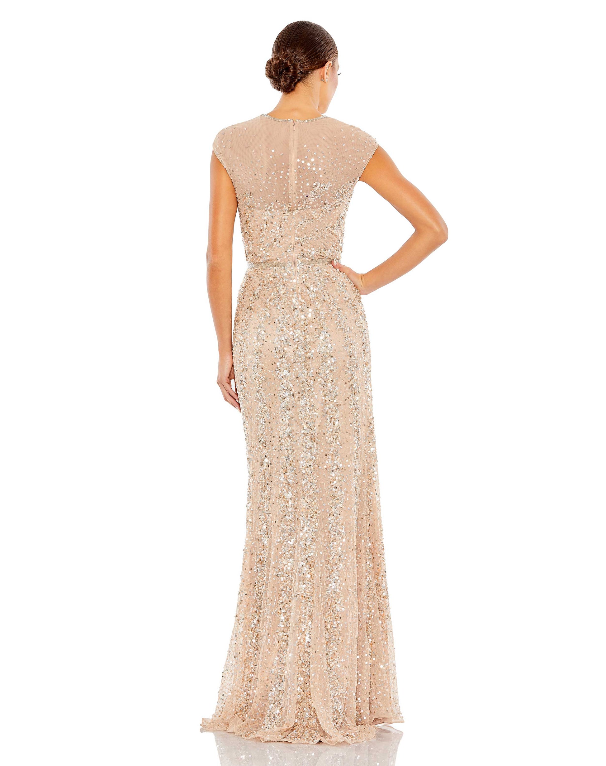 Mac Duggal 5619 Formal Prom Long Sequin Dress