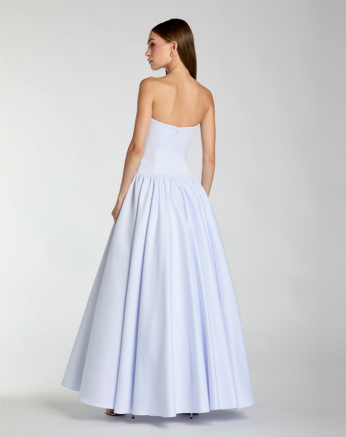Formal Dresses Prom Long A Line Formal Dress - Pleated - Mac Duggal 56270 Powder Blue-Crepe-56270-A Line