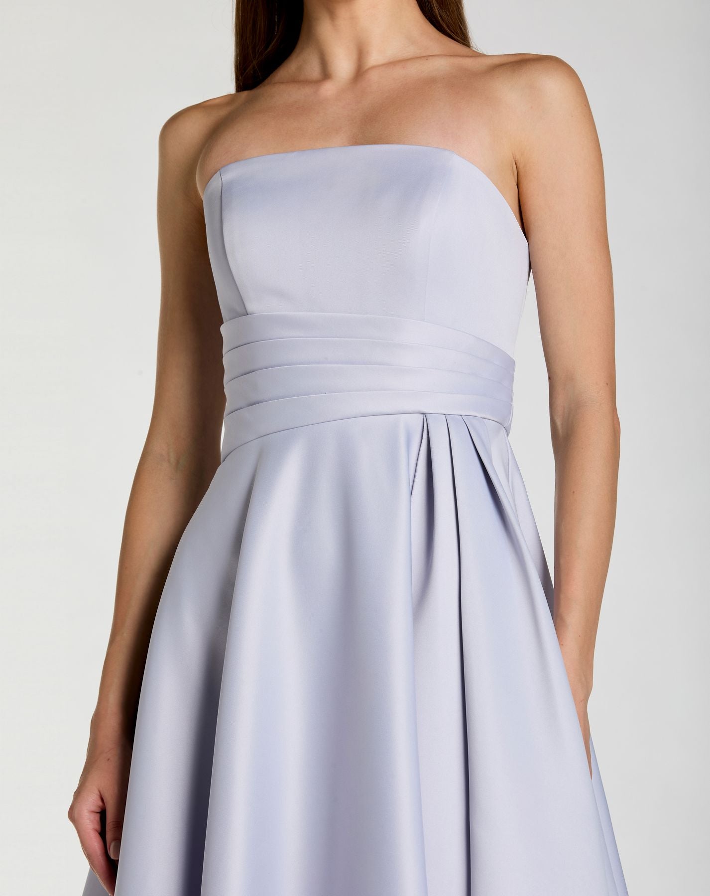 Formal Dresses Prom Long Formal Dress - Ball Gown - Mac Duggal 56425 Periwinkle-Satin-56425-Pleated