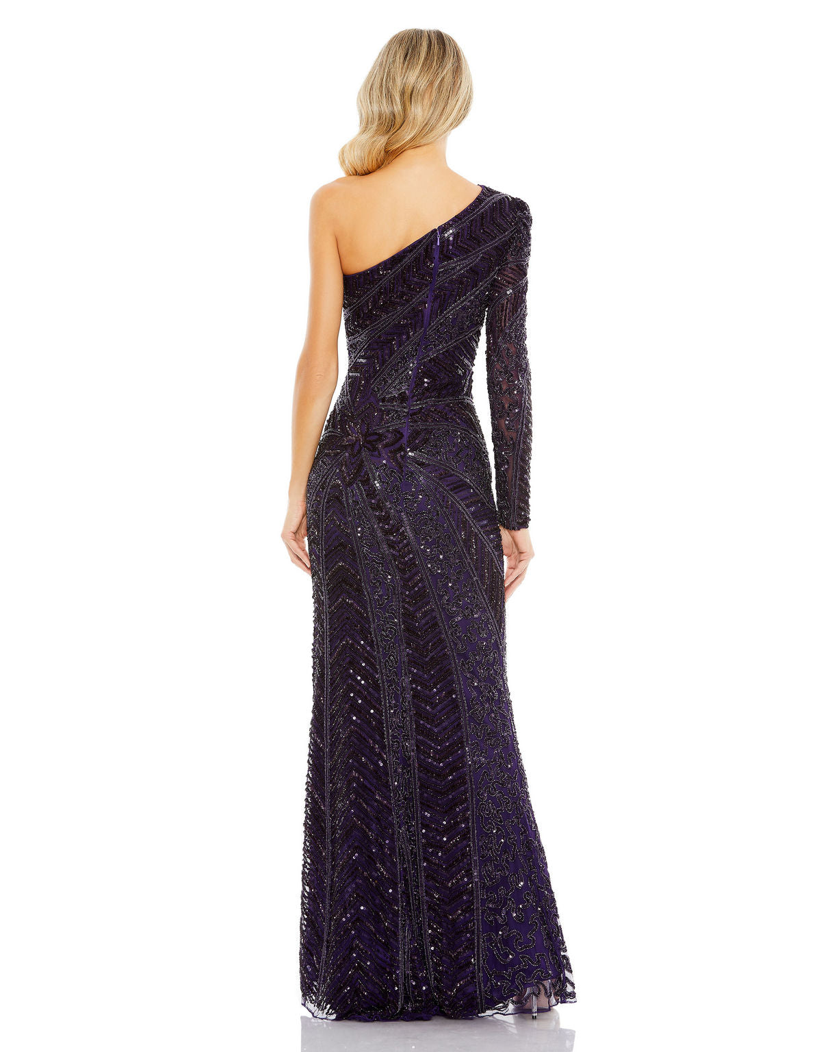 Mac Duggal 5649 Formal Prom Long Beaded Sequin Dress