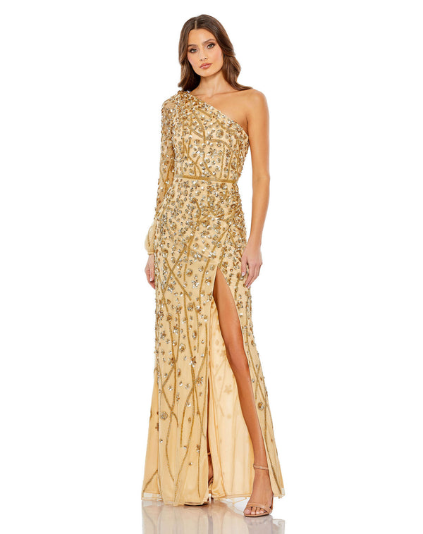 Long Sequin Dress Formal Prom Mac Duggal 5659