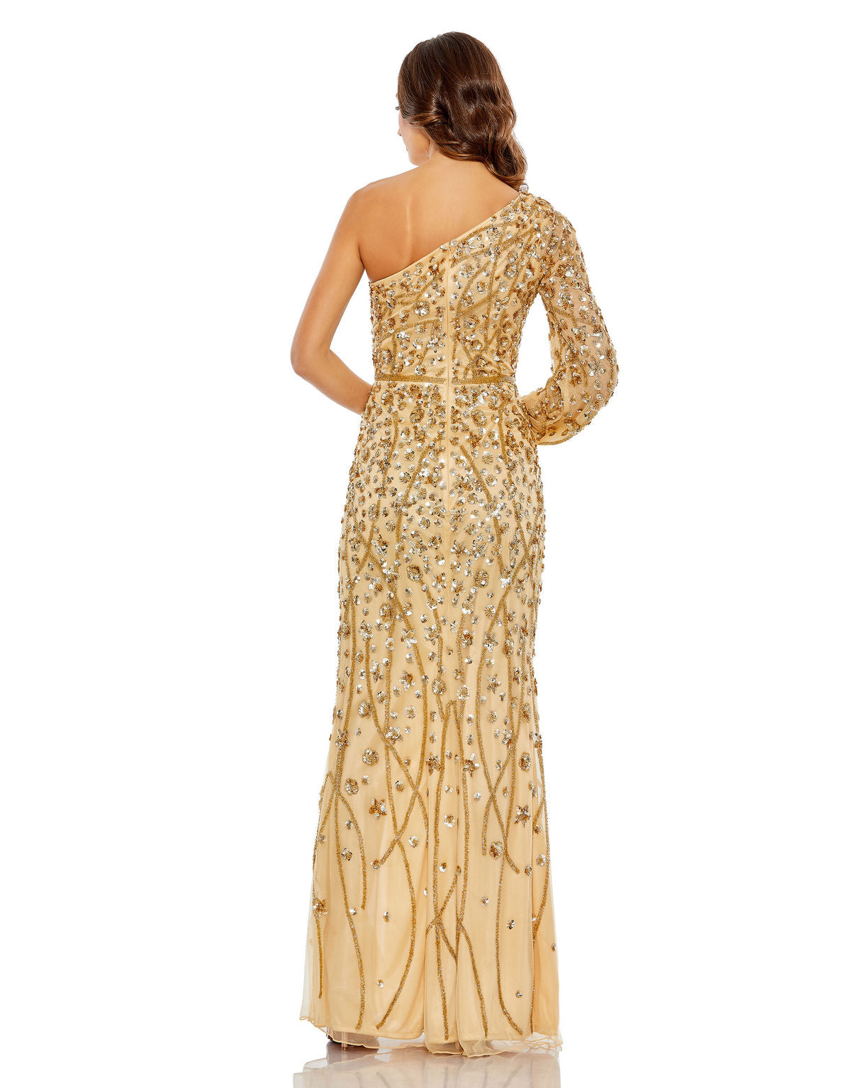 Mac Duggal 5659 Long Sequin Formal Prom Dress