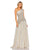 Formal Dresses Long Sequin A Line Formal Prom Dress Silver Nude