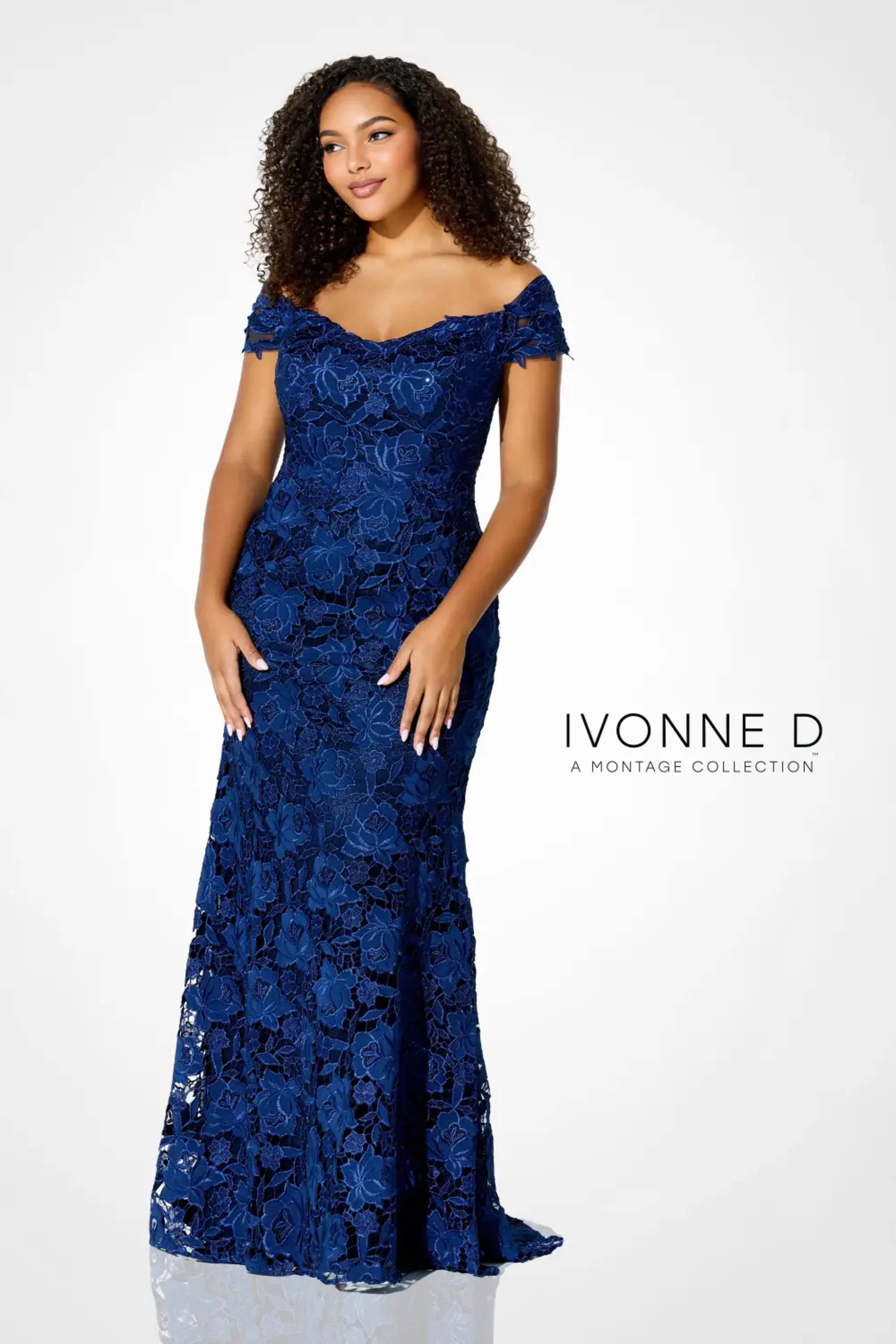 Mother of the Bride Dresses Long Formal Mother of the Bride Lace Evening Dress Navy Blue