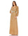 Formal Dresses Long Sleeve Sequin Formal Prom Dress Gold