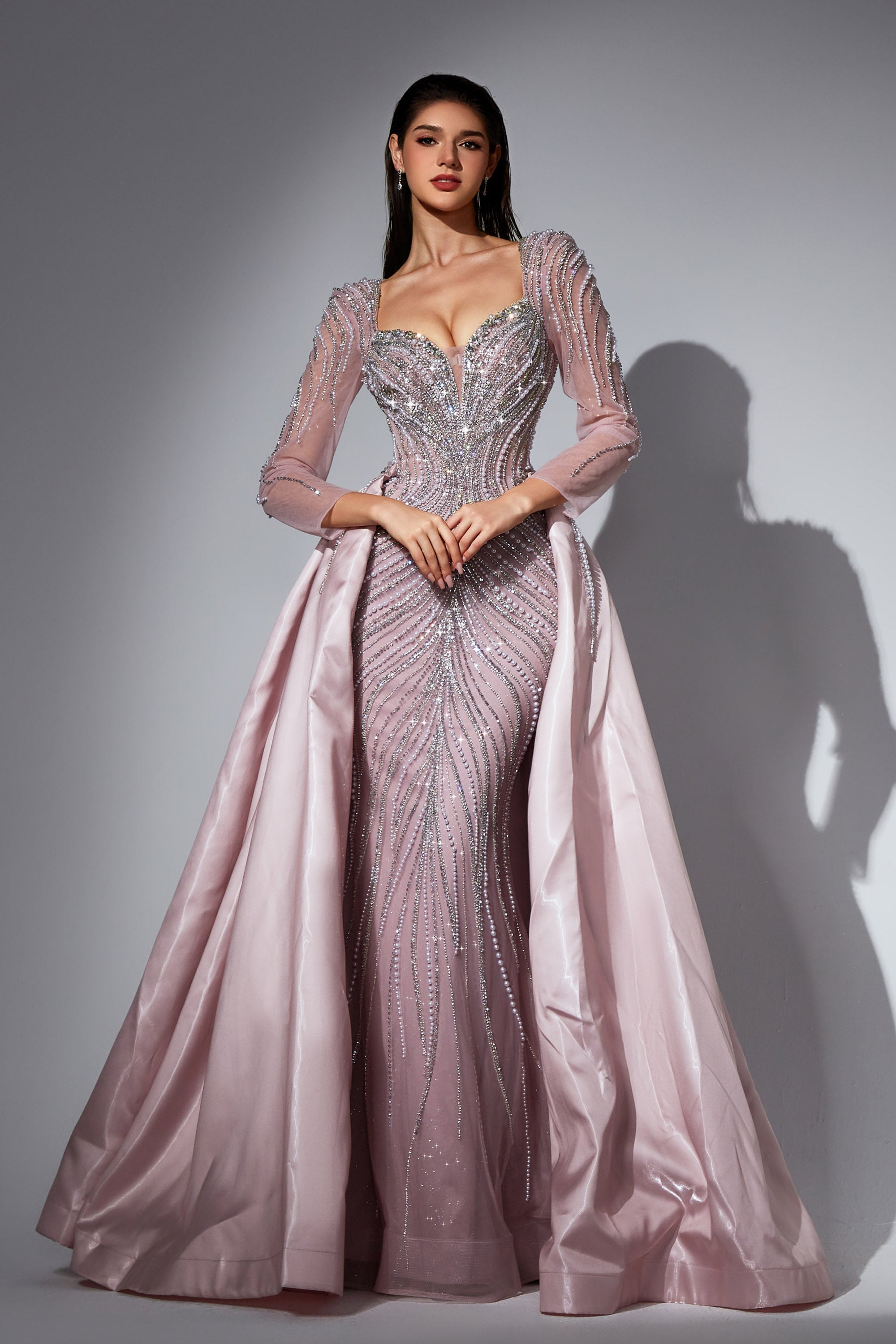 Sweetheart Floor-Length Satin Formal Mermaid Luscious Delia LD11475 Pre Order
