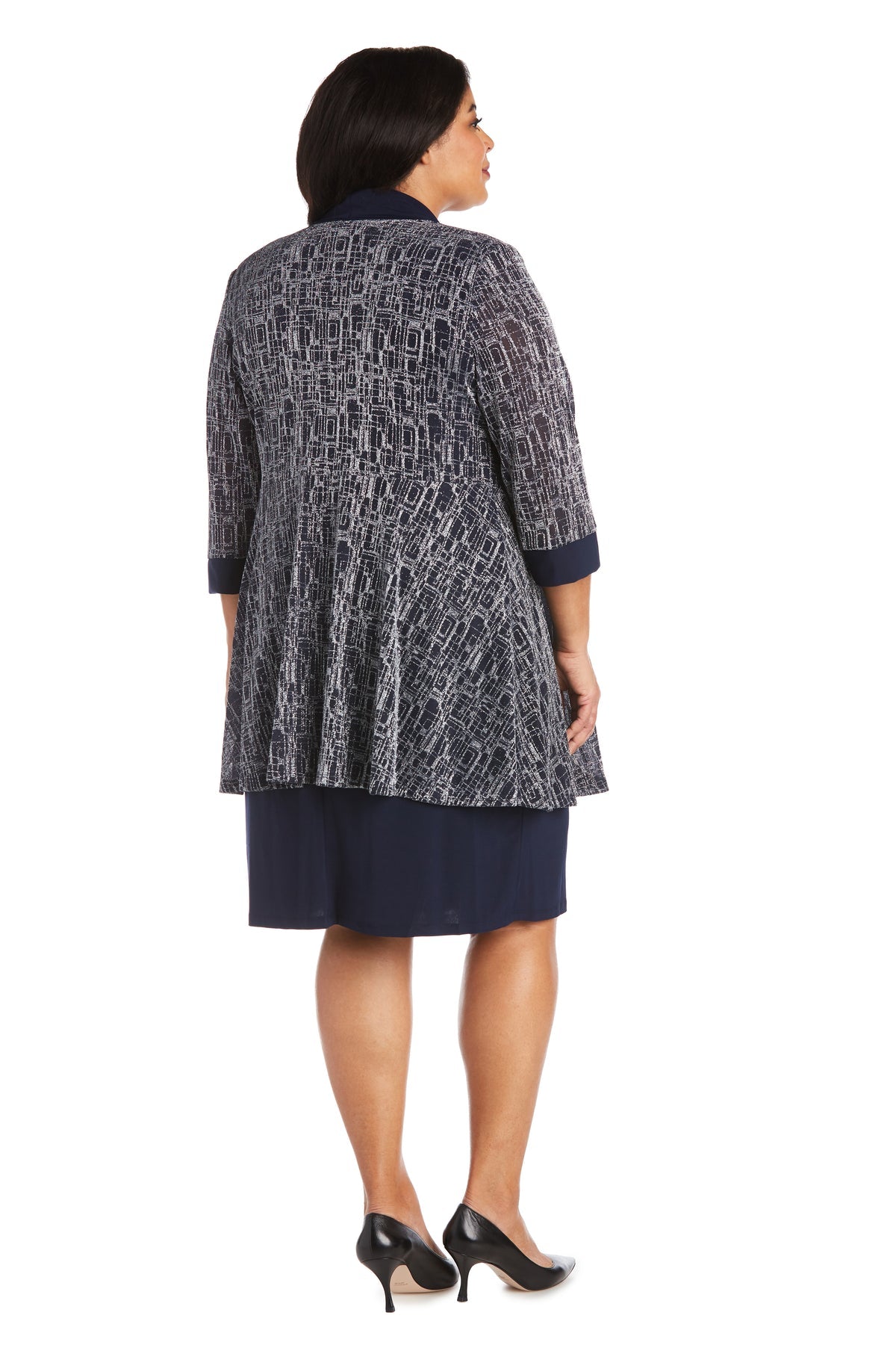 chinese dress ladies R&M Richards 5823W Short Two Piece Jacket Dress