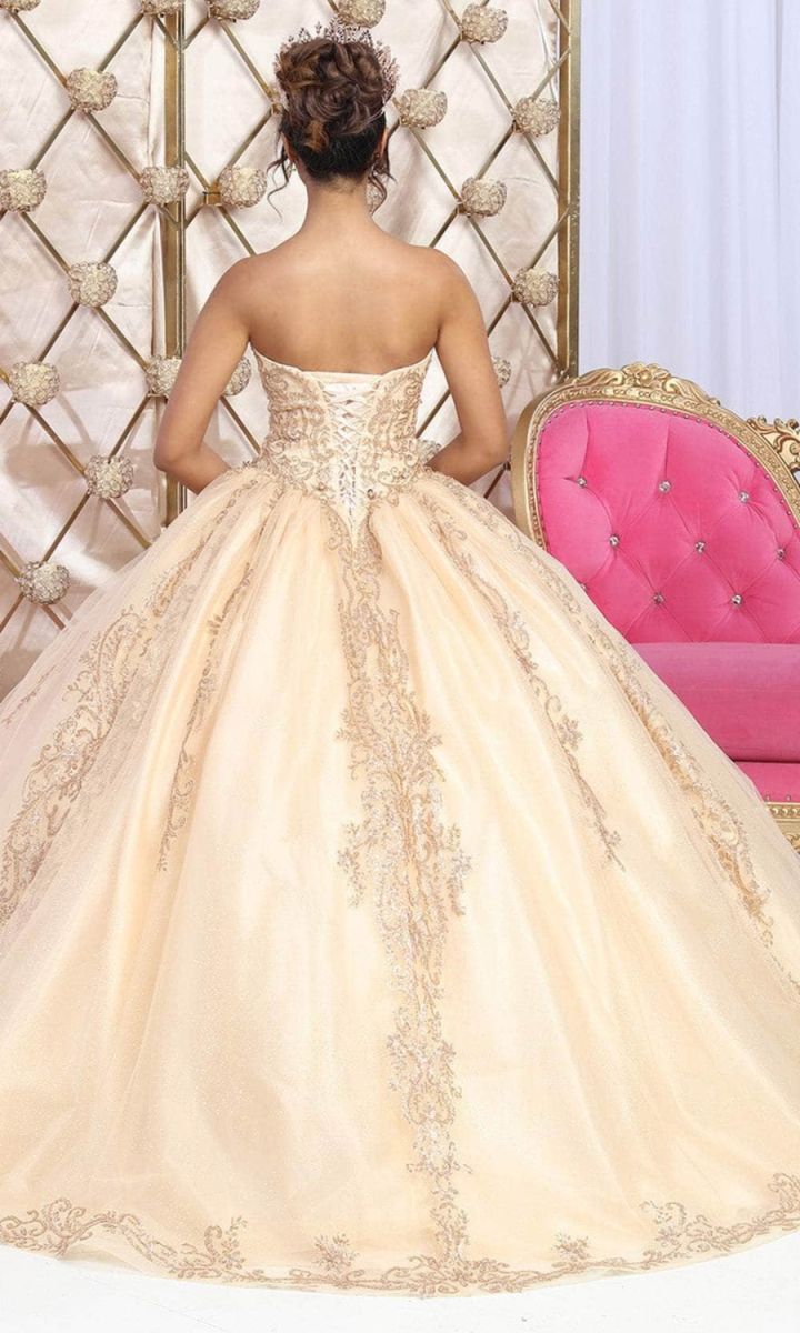 Sweetheart Floor-Length Tulle Quinceañera Ball Gown May Queen LK230