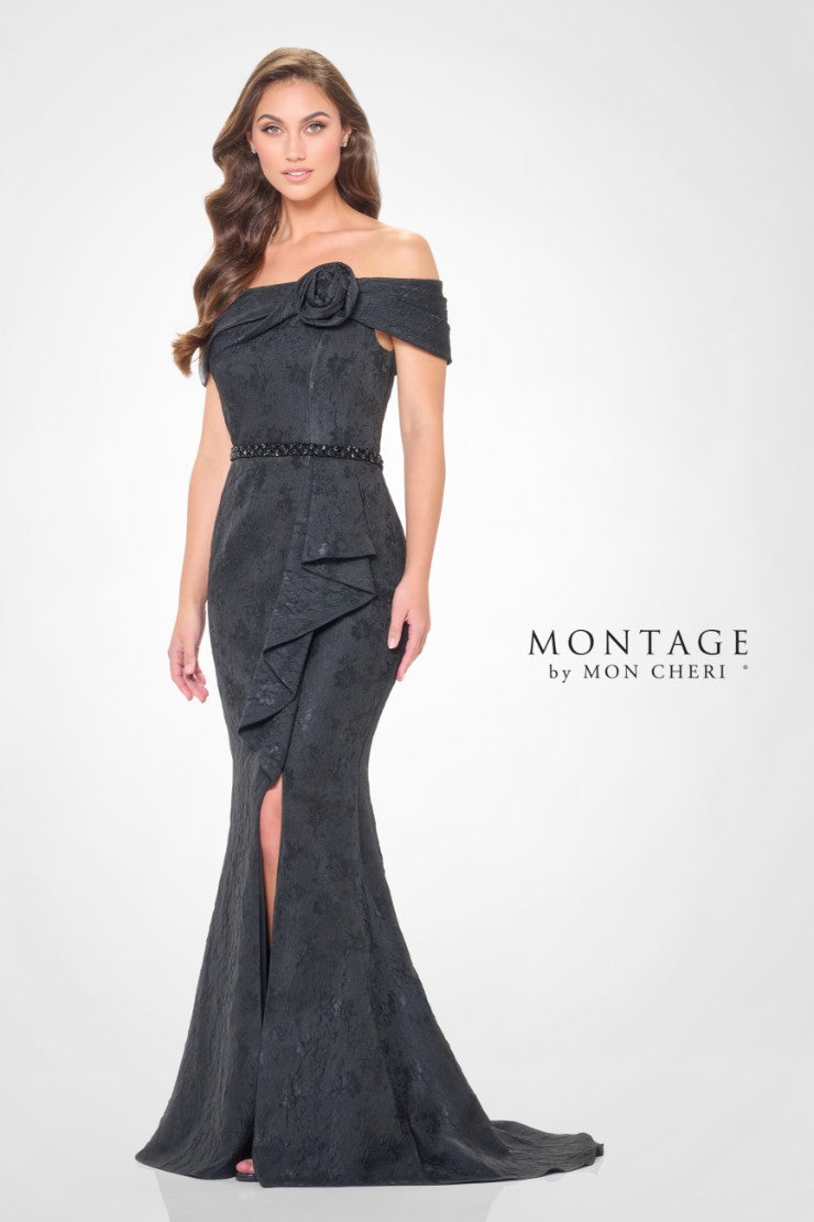 Montage M910 Lone Beaded Evening Formal Dress