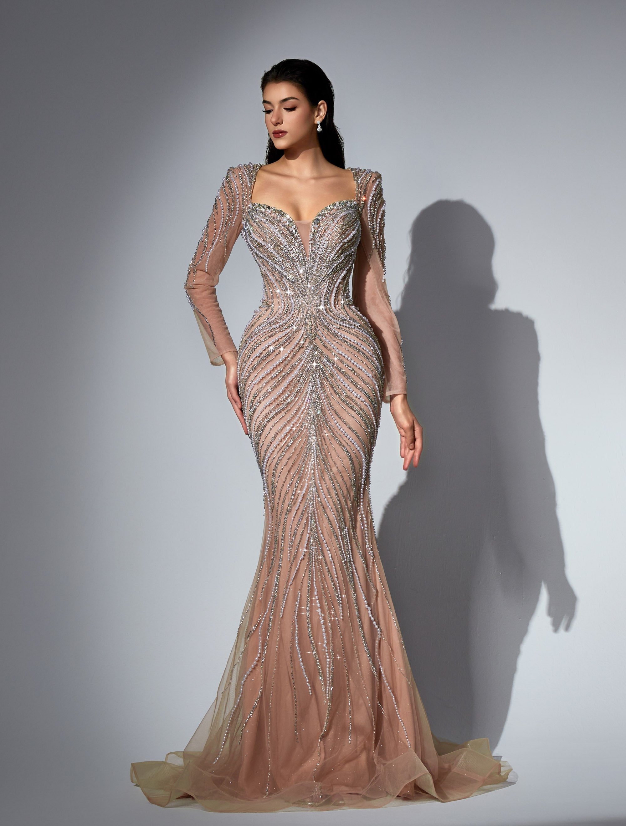 Sweetheart Floor-Length Satin Formal Mermaid Luscious Delia LD11475 Pre Order