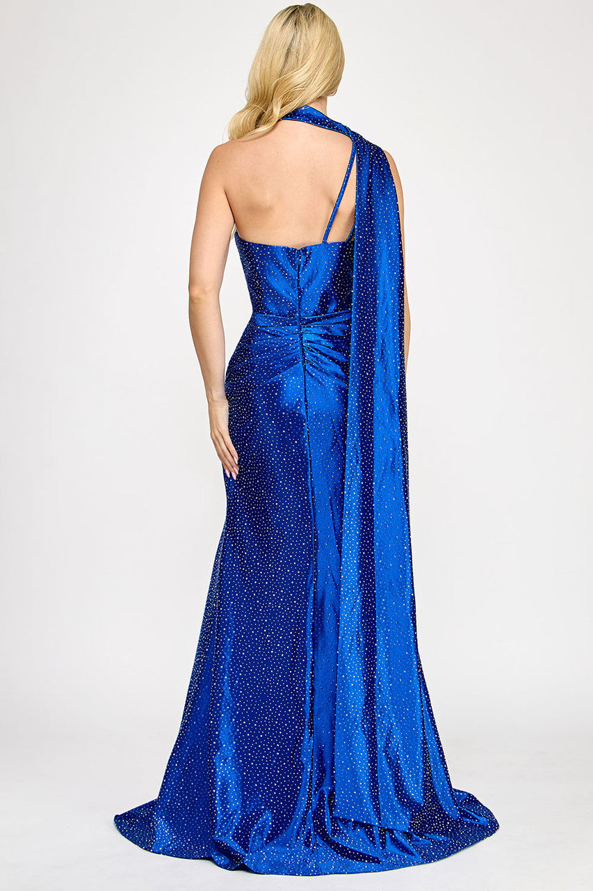 Prom Dresses Long Formal Beaded Corset Prom Dress - Fitted - Lenovia 8393 Royal Blue