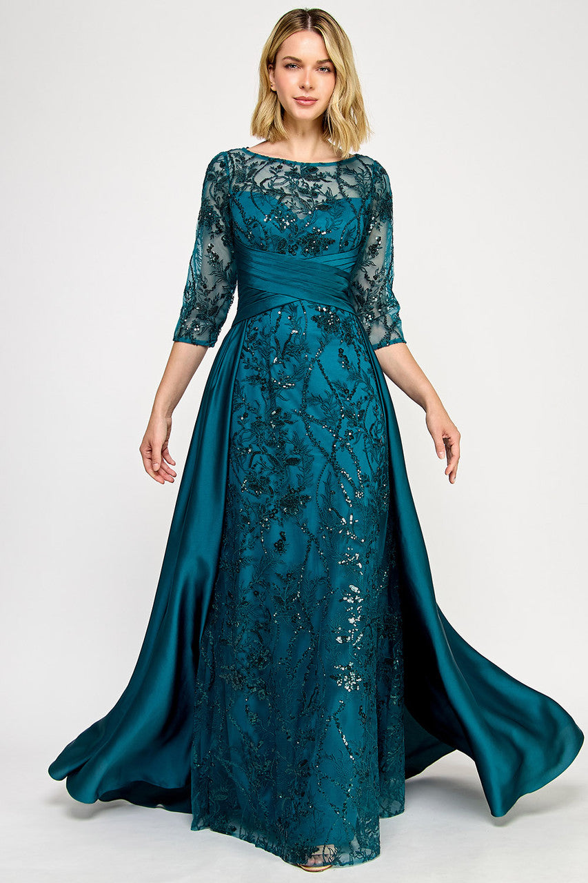 Mother of the Bride Dresses A Line Formal Long A Line Mother of the Bride Dress Lenovia 8355 Teal