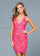 Homecoming Dresses Short Sequin Mini Homecoming Dress Hot Pink