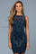 Sequin Short Fitted Cocktail Dress