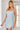 Cocktail Dresses Fitted Short Homecoming Cocktail Dress Ice Blue Silver
