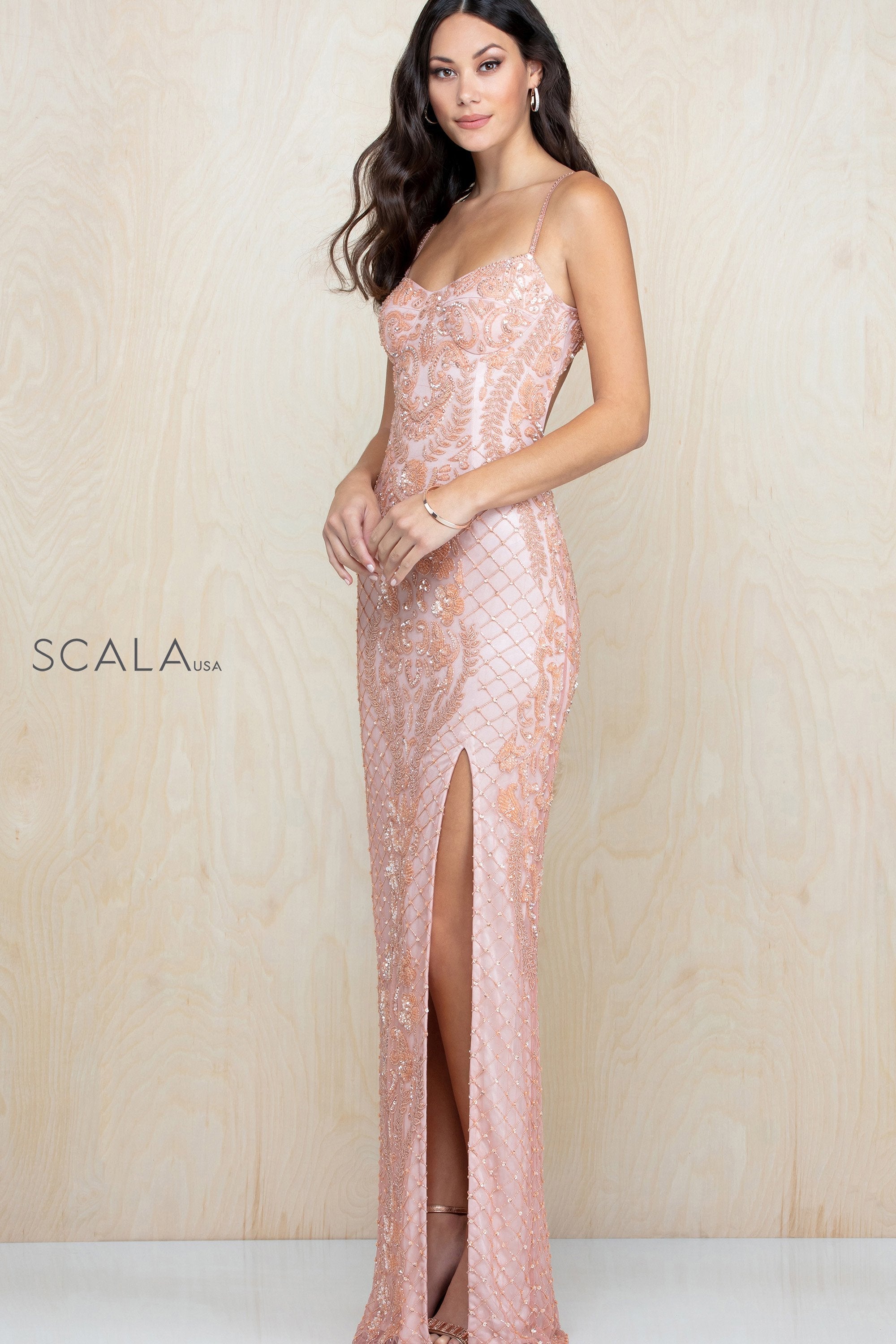 Prom Dresses Prom Fitted Formal Long Dress New Rose