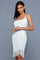 Cocktail Dresses Beaded Short Cocktail Fringe Dress Ivory/Blush