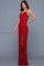 Prom Dresses Formal Long Lace Prom Fitted Dress Red