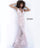 Prom Dresses Long Formal Floral Applique Prom Sequin Dress Rose-Gold
