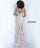 Prom Dresses Long Formal Floral Applique Prom Sequin Dress Neon-Pink