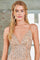 Homecoming Dresses Beaded Sequin Homecoming Short Dress Champagne