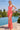 Prom Dresses Formal Long Beaded Prom Slit Dress Hot Pink