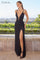 Prom Dresses Formal Long Prom Slit Sequin Dress Black