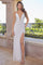 Wedding Dresses Long Slit  Wedding Sequin Dress Ivory