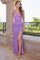 Prom Dresses Long Formal Sequin Prom Dress Lilac/Silver