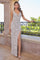 Prom Dresses Prom Formal Pattern Long Slit Dress Grey/Pearl