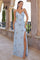 Prom Dresses Formal Long Sequin Prom Dress Ice Blue/Silver/Gold