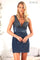 Cocktail Dresses Beaded Sequin Short Cocktail Dress Midnight Blue