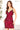 Homecoming Dresses Fitted Short Homecoming Cocktail Sequin Dress Red/Black
