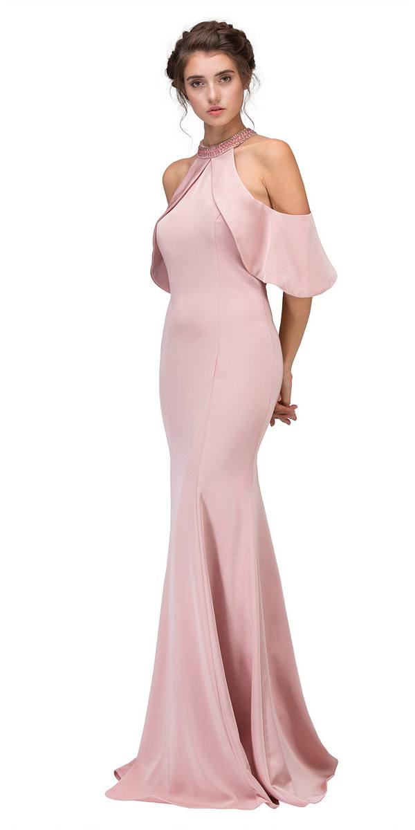 Formal Dresses Long Evening Prom Formal Dress Eureka Fashion 6110 Blush