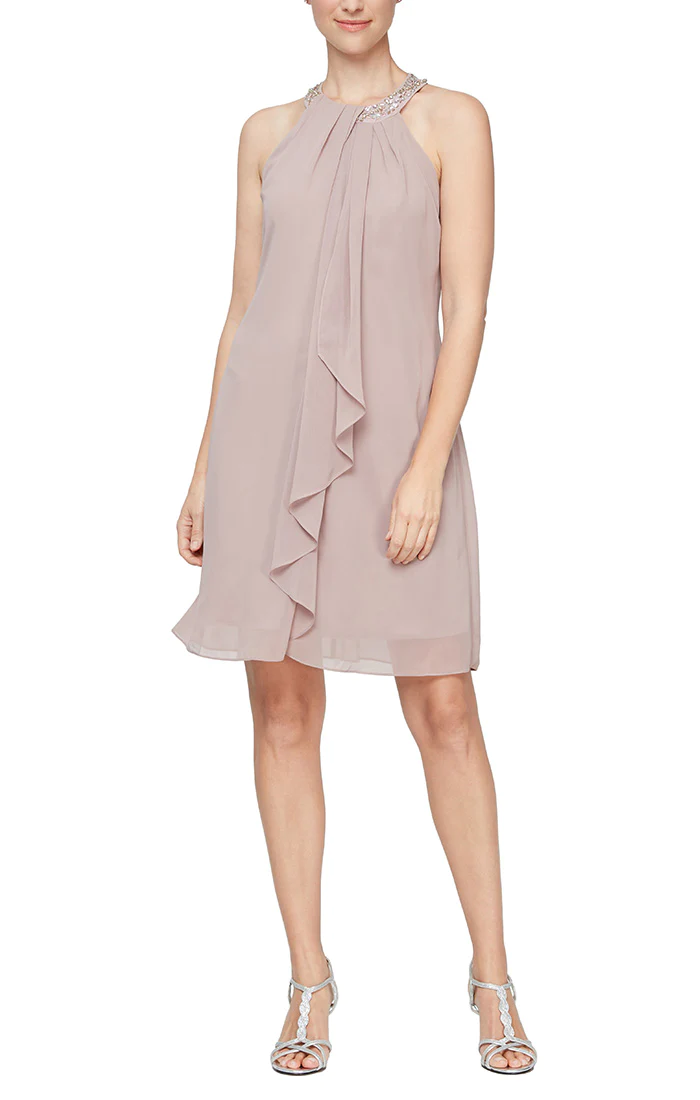 SL Fashions Short Plus Size Dress 611105 - The Dress Outlet